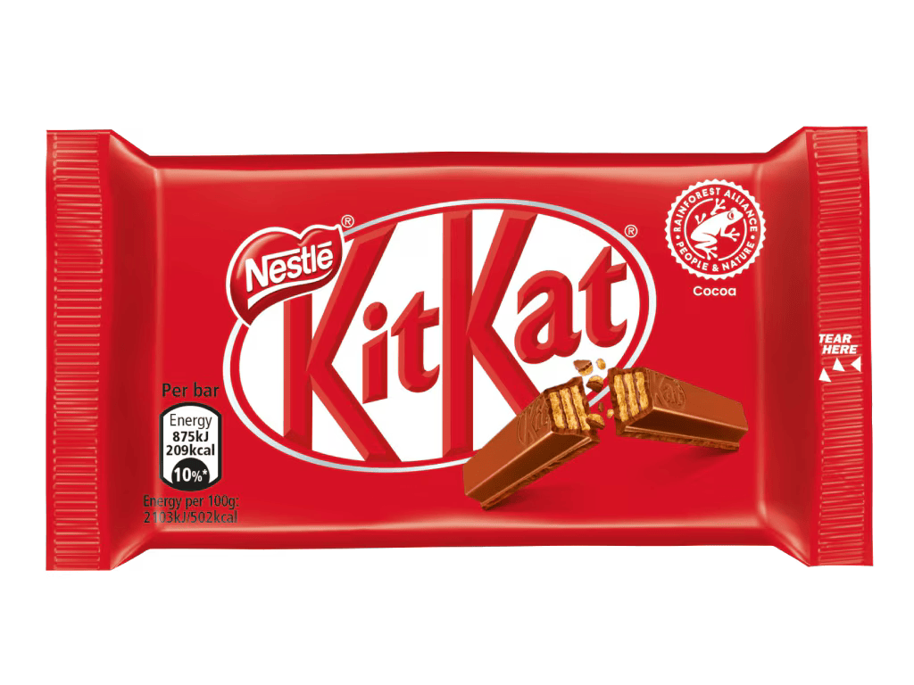 Kitkat® 4 finger milk chocolate bar