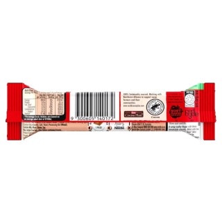 KitKat Chunky Aero Mint Chocolate Bar Back of Pack