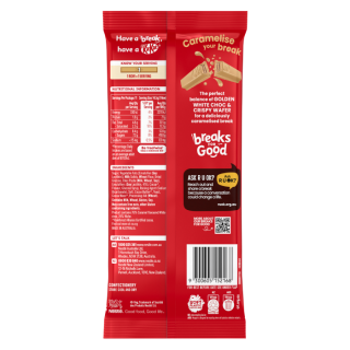 KitKat Gold Chocolate Block 160g back of pack