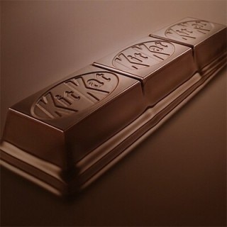 Unwrapped KitKat Chunky Milk Chocolate bar