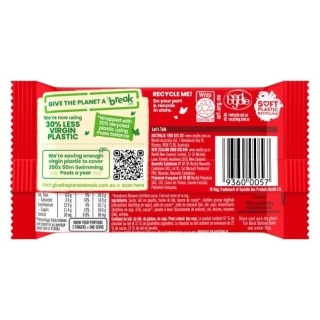 KitKat 4 Finger Milk Chocolate Bar 45g back