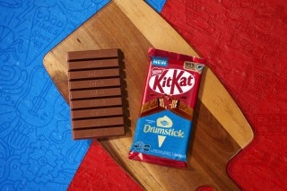 KITKAT drumstick chocolate block