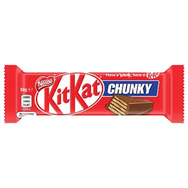 KitKat Chunky Milk Chocolate Bar Front Pack